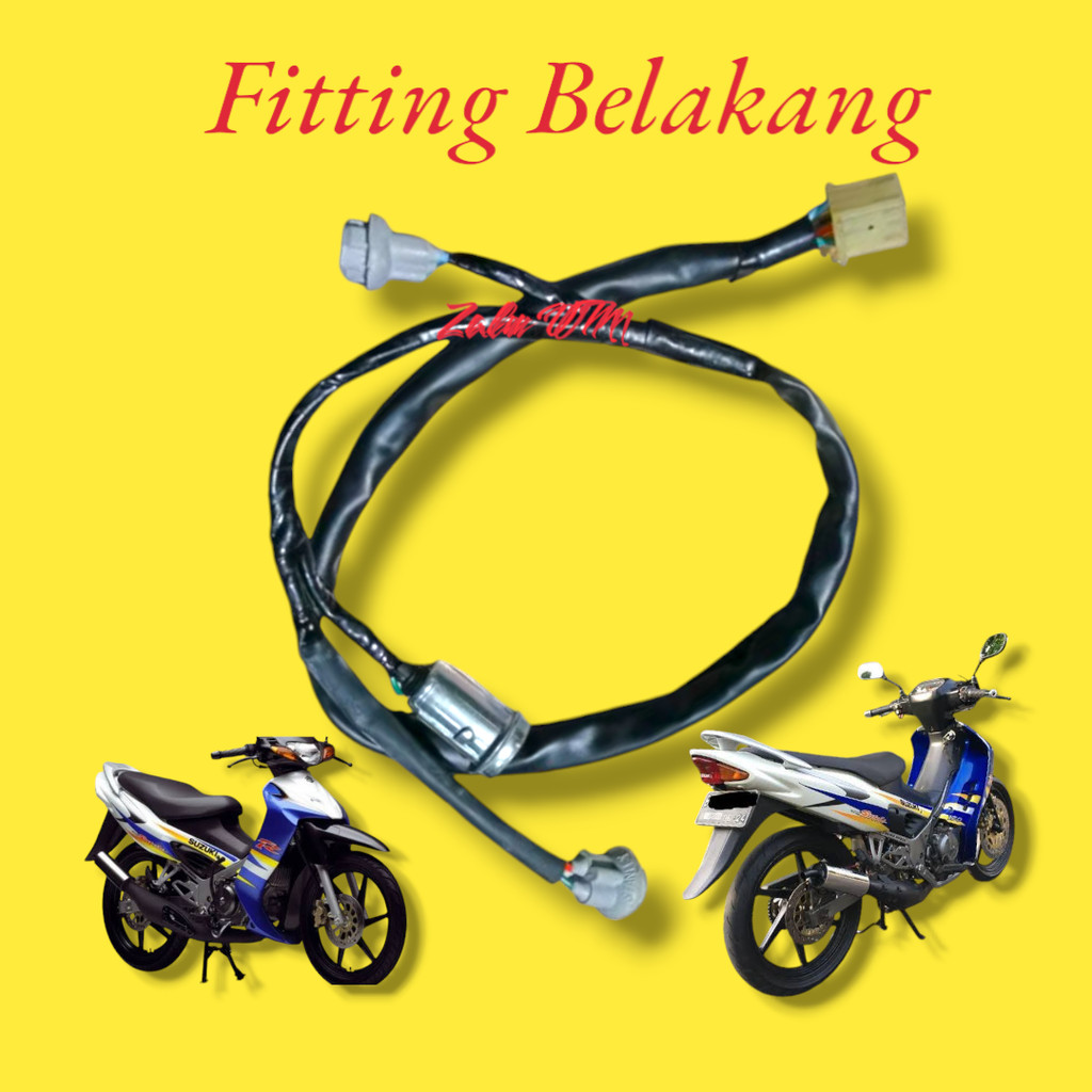 KABEL FITTING LAMPU BELAKANG SUZUKI SATRIA 2 TAK HIU LUMBA