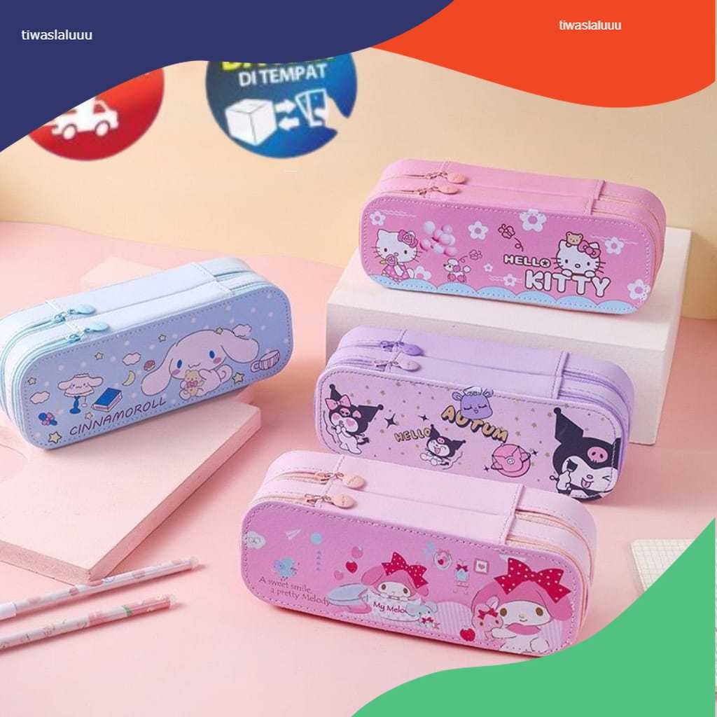 

KP194 - TEMPAT PENSIL KOTAK PENSIL SEKOLAH KOTAK PENSIL ANAK KOTAK PENSIL PENYIMPANAN BESAR KOTAK PENSIL BESAR DOUBLE ZIPPER PENYIMPANAN ALAT TULIS SEDERHANA BERKAPISITAS BESAR TAS PENSIL SISWA BERPENAMPILAN TINGGI KOTAK PENSIL LUCU KUROMI SANRIO