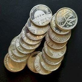 KOIN PERAK MURNI KHAMSA 5 DIRHAM IMN SILVER COIN MAHAR SESERAHAN NIKAH (SB)