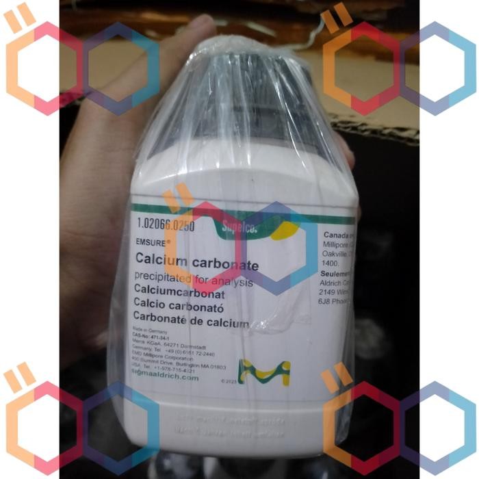 Merck Calcium Carbonate / Kalsium Karbonat / CaCO3 250 gram Merck 102066 CC025