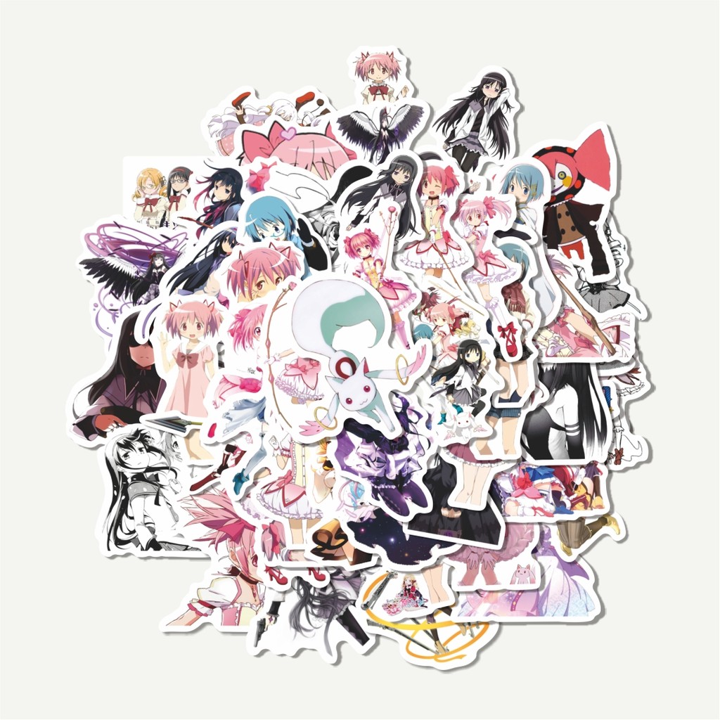 

Sticker Pack Sticker Anime Magica Madoka Sticker | Sticker TUMBLR | Stiker LAPTOP KOPER HELM
