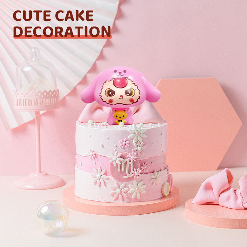 Dekorasi kue kreatif, dekorasi kue ulang tahun, ornamen kue untuk anak-anak——dreamsea1