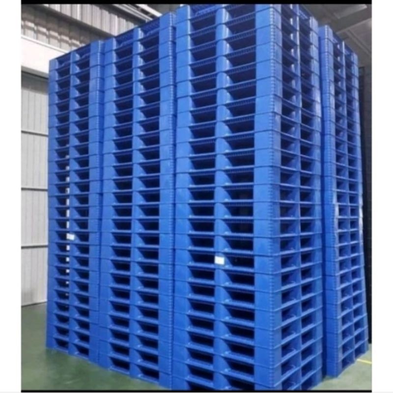 

NEW PALET PLASTIK UKURAN 110×110×12 WARNA BIRU PREMIUM