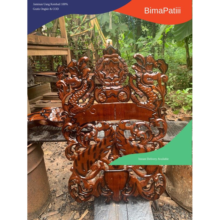 blawong keris dari kayu mahoni ukir kepala naga finihingan bk Keris sengkelat majapahit mataram kart