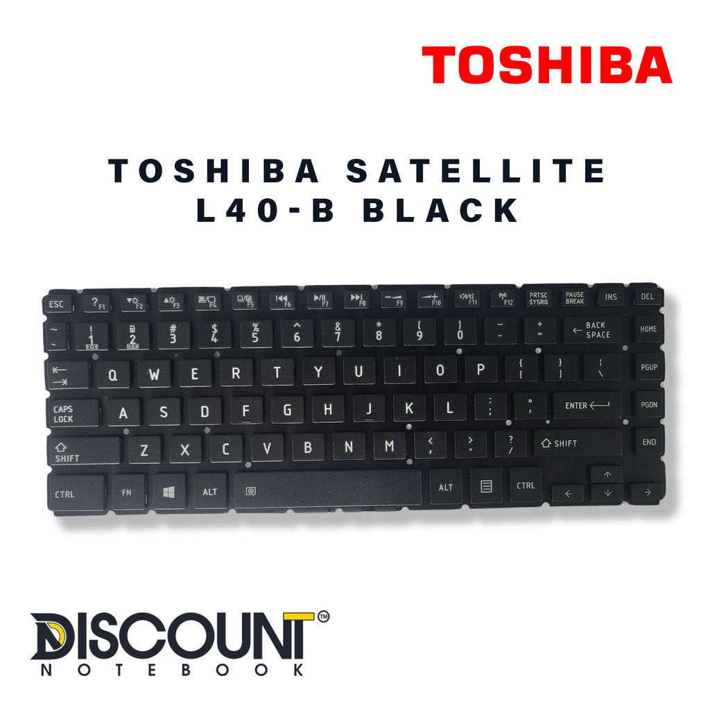 KEYBOARD TOSHIBA SATELLITE L40-B BLACK