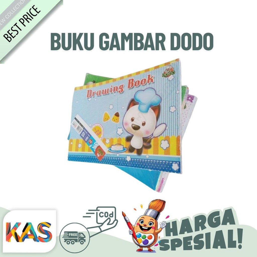 

BUKU GAMBAR DODO 8K SPR (600) / BUKU GAMBAR MURAH