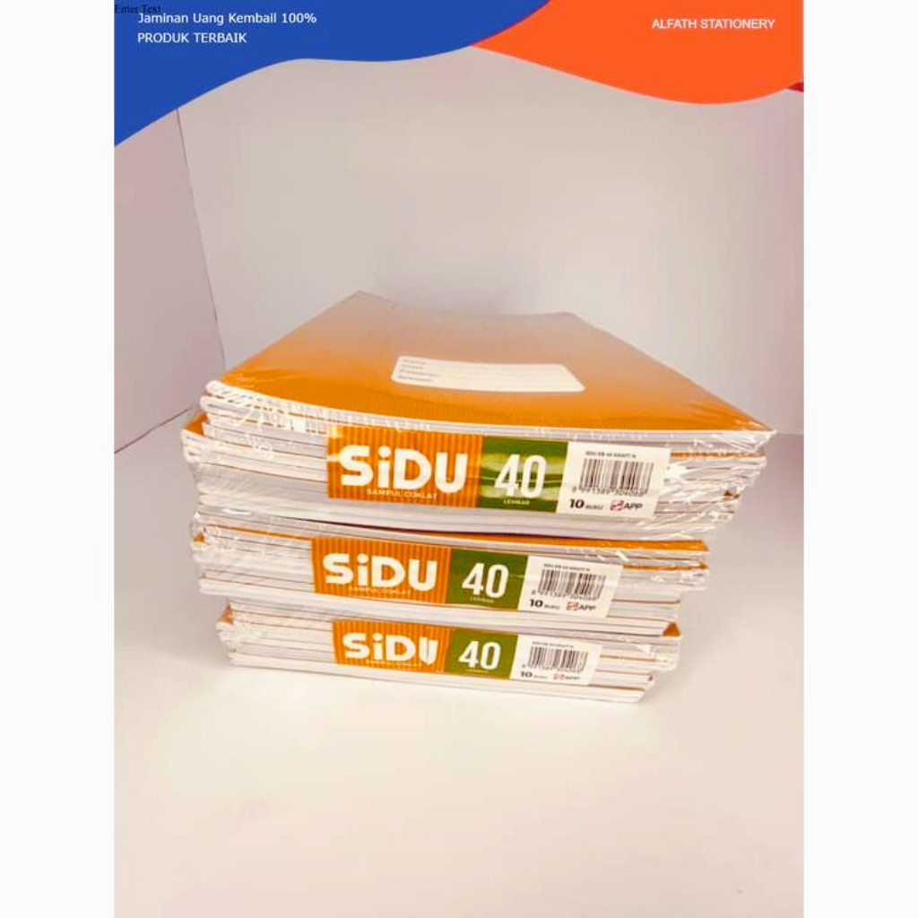 

BUKU TULIS SIDU SAMPUL COKLAT KRAFT ISI 40LEMBAR