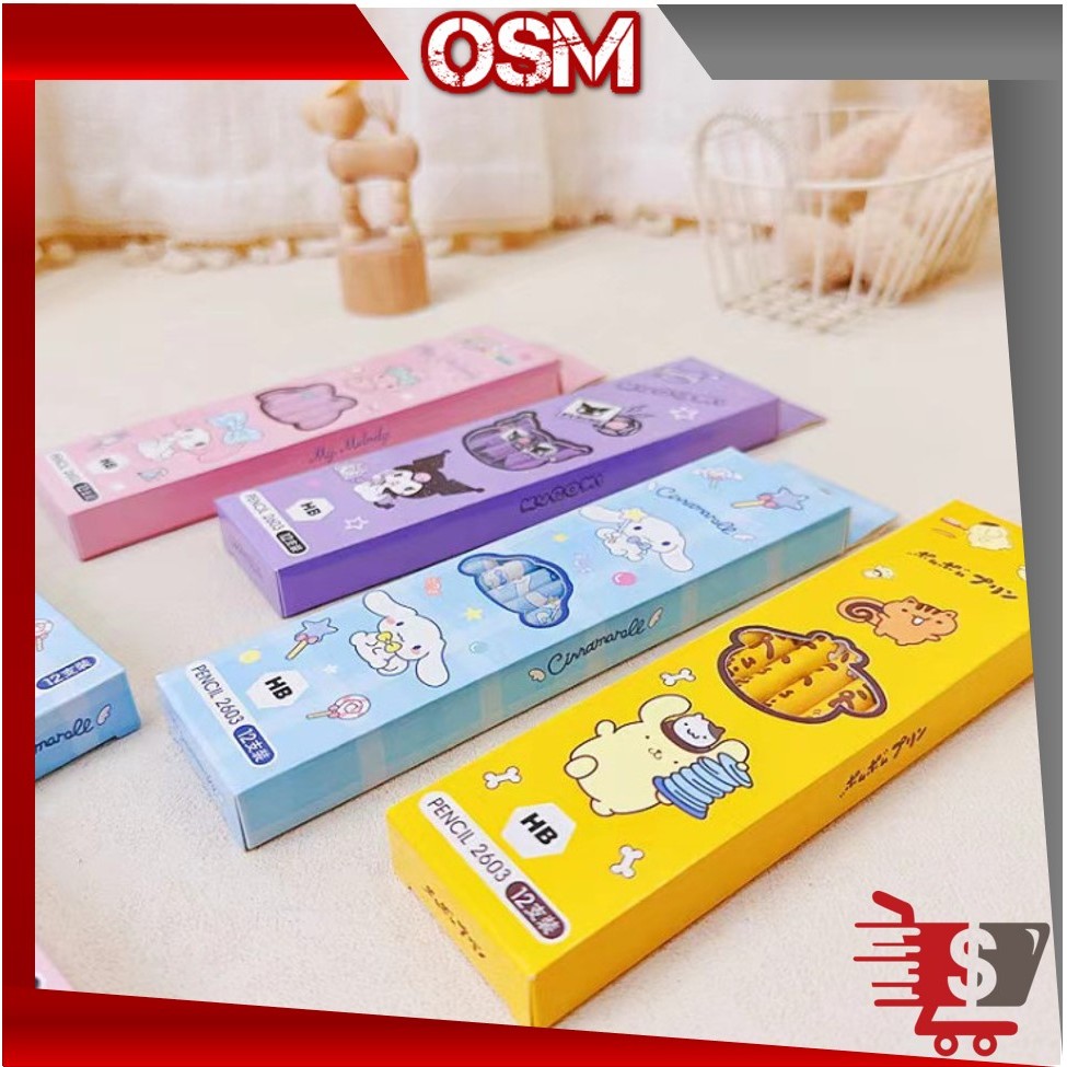 

OSM - S6290 Motif Karakter Pensil / Alat Tulis Lucu untuk Anak