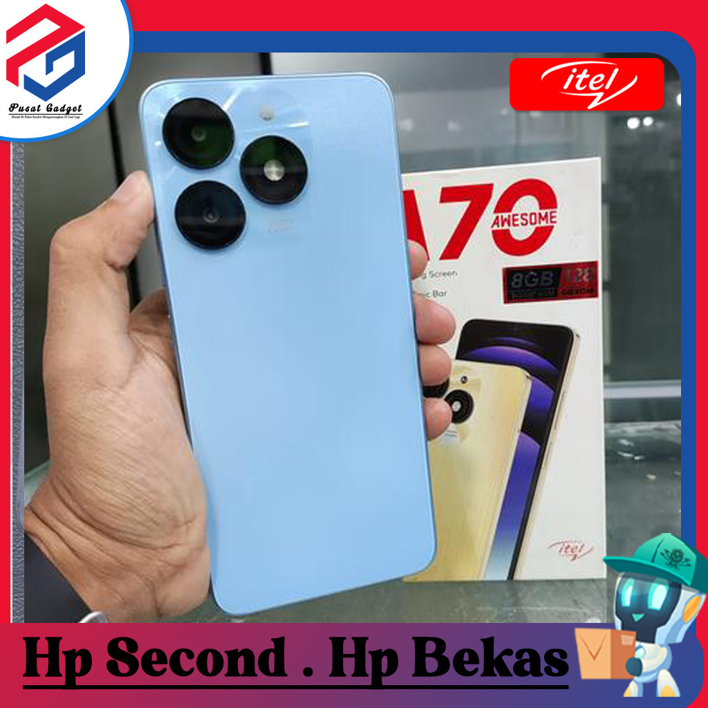 iTel A70 Ram 4/64GB| Ram 4/256GB | Ram 8/128GB Second Grade A