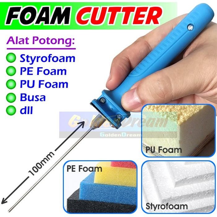 

Jaje.store Foam Cutter Pen Alat Potong Busa Heater Pisau Panas Styrofoam PE PU - PLUS Adaptor