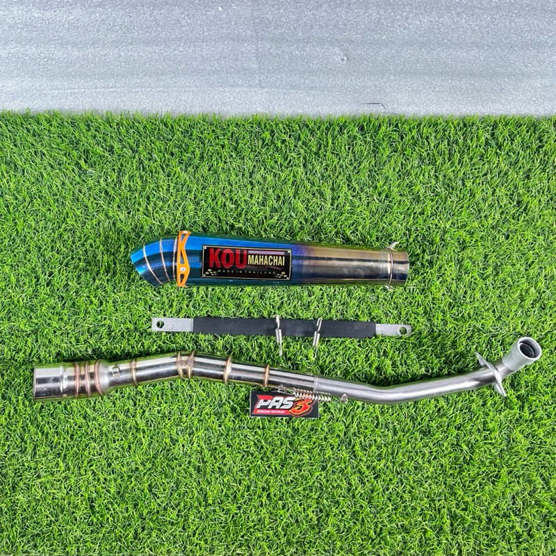 Knalpot Racing KOU MAHACHAI Rainbow Motor Supra x, Supra X 125, Jupiter, Karisma, Vega, Smash, Shogu