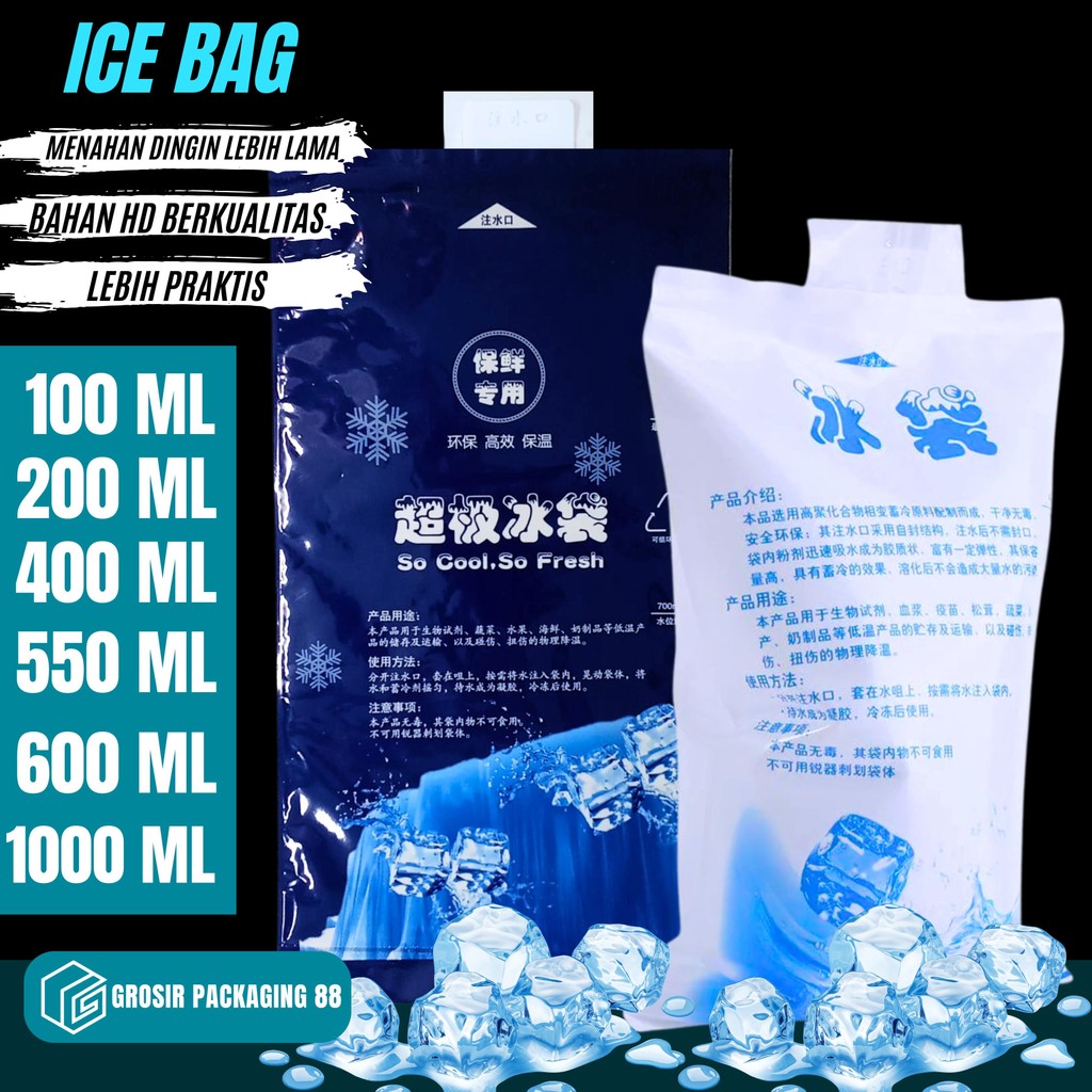 50 PCS Ice Gel untuk Pendingin Tas Asi Frozen Food