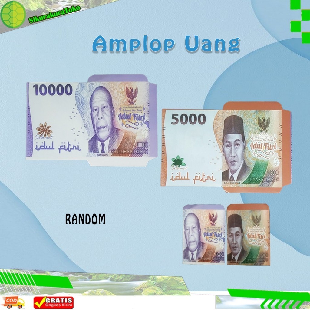 

Amplop Angpau Serbaguna Motif Uang Lebaran Idul Fitri Satuan Murah