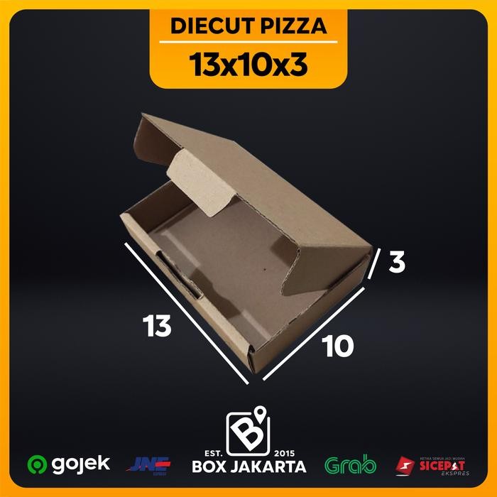 

KARDUS uk 13x10x3 CM Diecut Pizza Corrugated Packaging Box