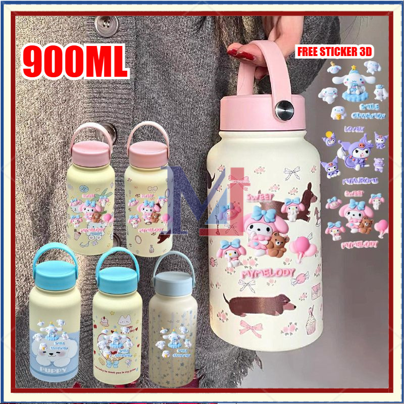 [COD] 900ML Tumbler Stainless Vacuum / 40oz Flask / SUS 304 Thermos / Tumbler Aesthetic Korea / Kapa