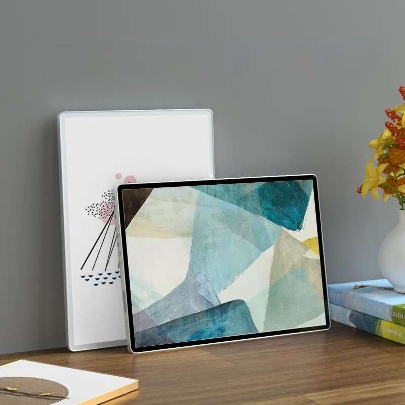 

A4 210x297mm Wall Mount Aluminum Promotion Poster Paper Frame Acrylic Painting Art Wedding Picture Sign Holder Frame
