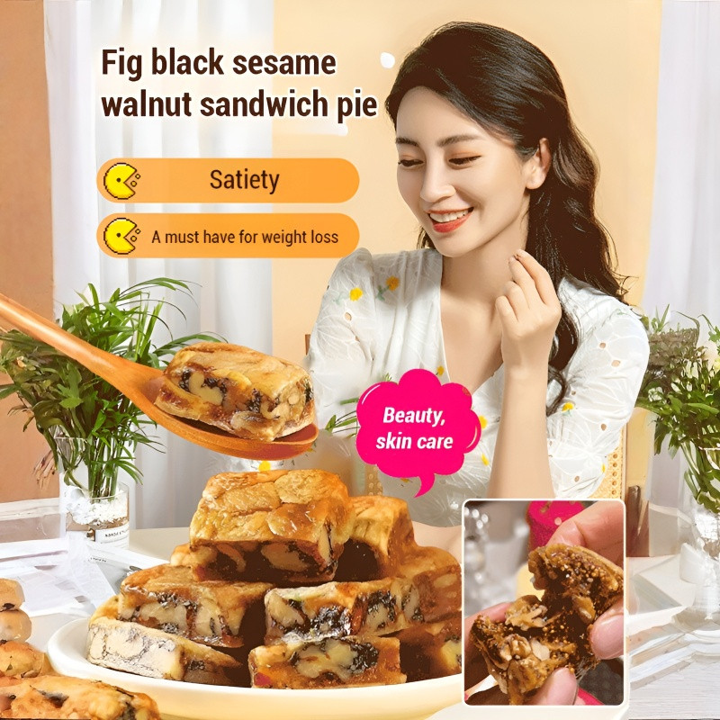 

❤️Cemilan Kenari & Wijen Hitam Halal / Tanpa Pengawet, 100% Pemanis Alami / 0 Lemak / Cemilan Sehat & Bergizi Vegan / Kemasan Kedap Udara, Tinggi Nutrisi