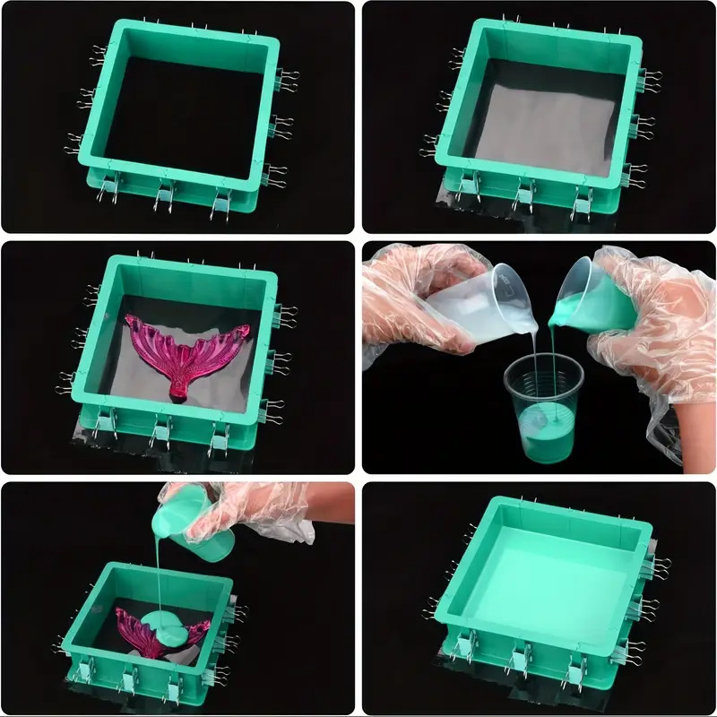 

32oz Platinum Silicone Mold Kit - Professional DIY Crafting Supplies for Resin Casting, 3D Molds, Quick, Durable Reusable Design