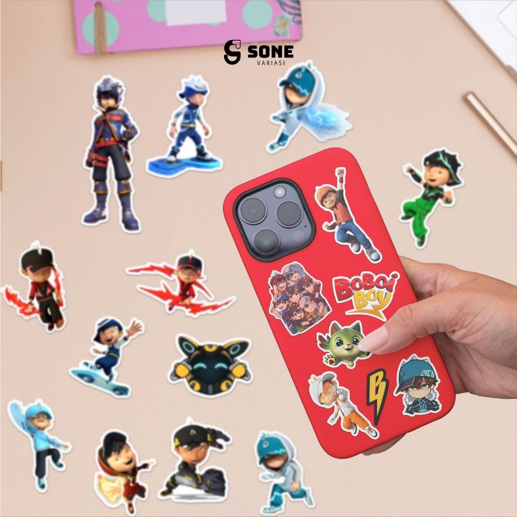 

Sticker Pack Boboiboy Aesthetic Paper Vinyl Waterproof Dekorasi Stiker Laptop Buku Journal Koper