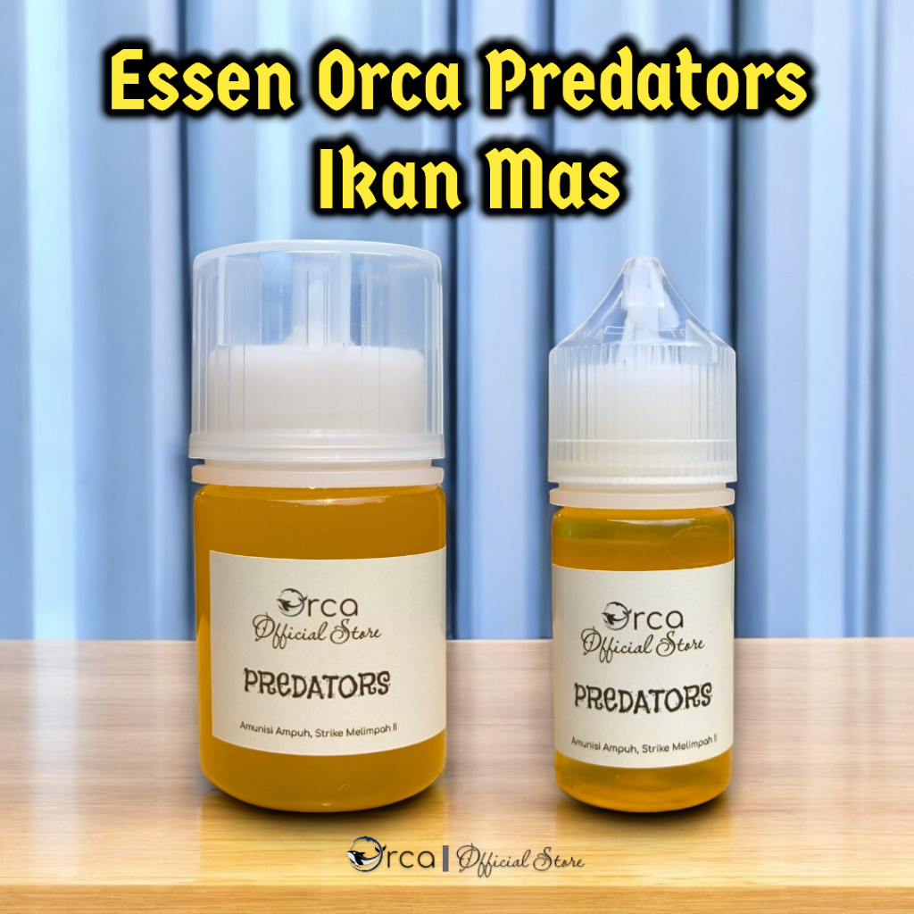 Orca Predators IKAN MAS Essen Umpan Pancing Racikan Ampuh 30ml dan 60ml