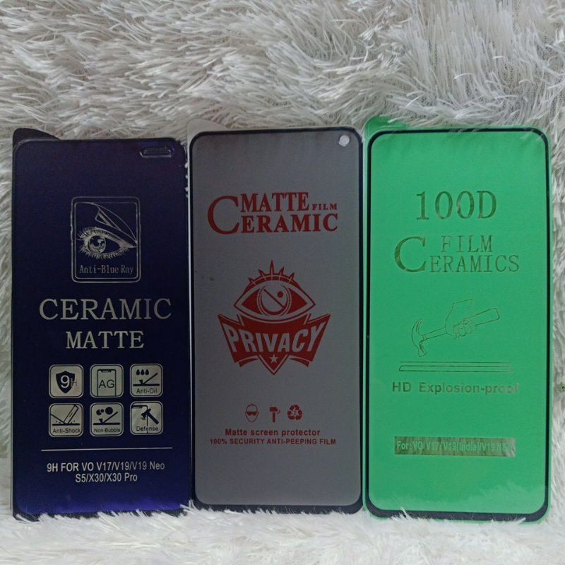 TG CERAMIC VIVO V17 VIVO V19 V19NEO VIVO X30 PRO VIVO S5 ANTI GORES FULL LAYAR SCREEN GUARD Df Store