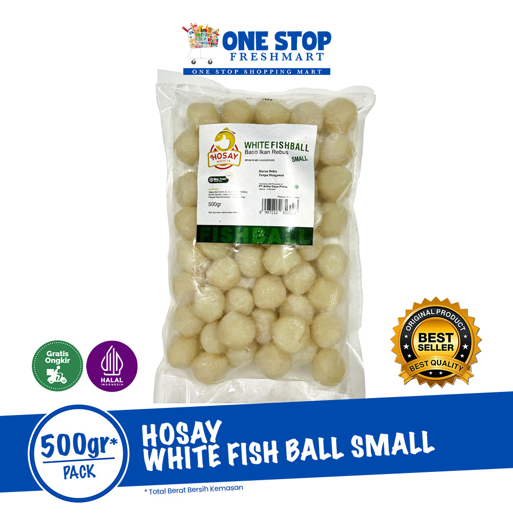

HOSAY WHITE FISH BALL SMALL 500GR