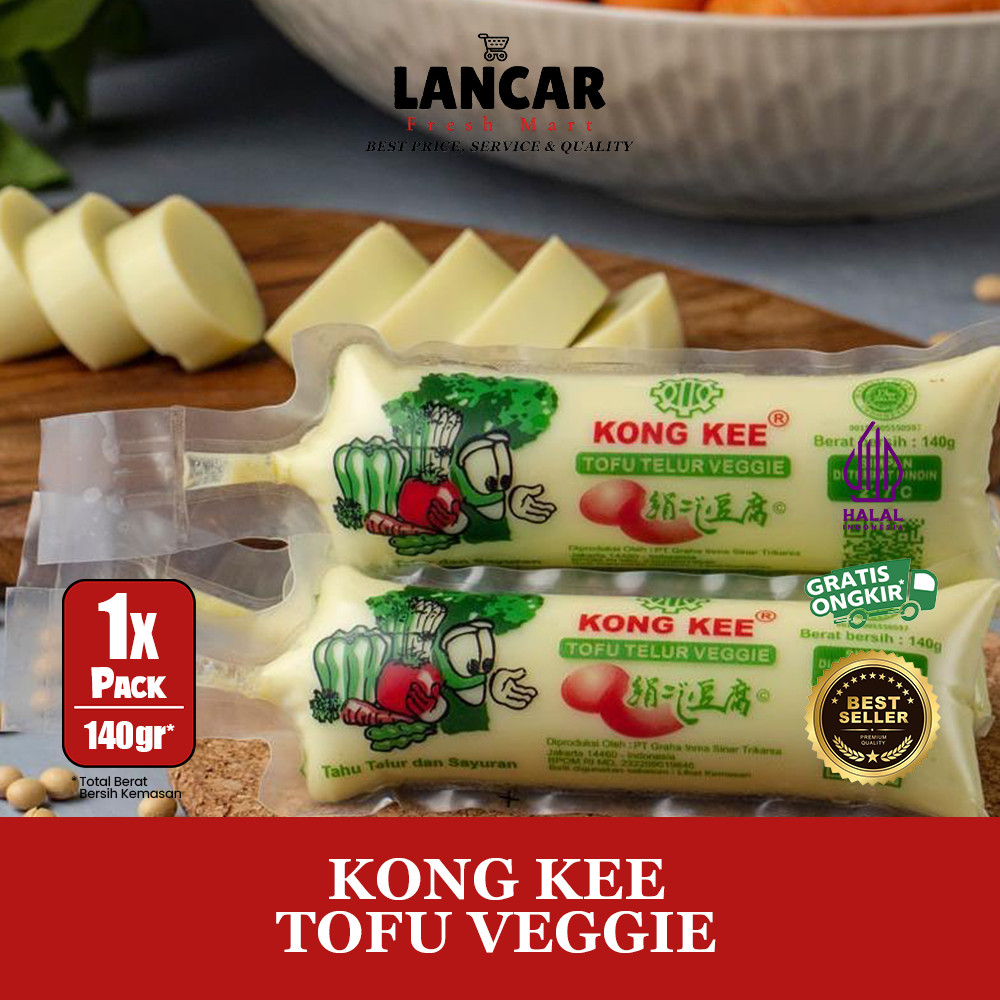 

KONG KEE TOFU VEGGIE 140GR / KONG KEE TOFU VEGETARIAN 140GR