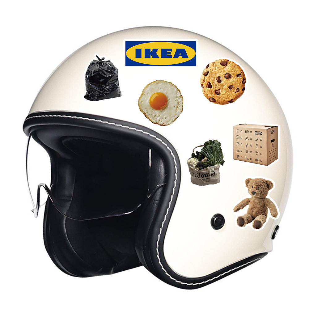 

Stiker INS IKEA retro korea kucing lucu stiker untuk papan luncur/Buku Harian/Laptop/Sticker Helm Tahan Air Vinil/hp casing stiker tahan air