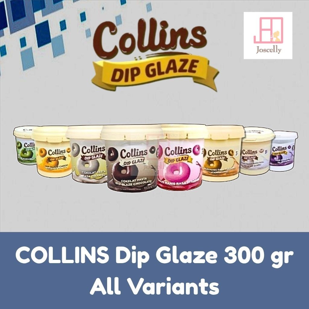 

JOSCELLY.ID COLLINS Dip Glaze 300 gr All Variants