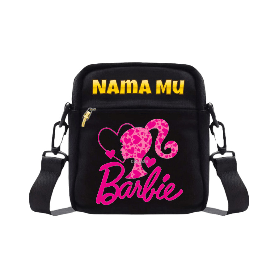 Tas Selempang Mini Barbie Karakter Pink Lucu Imut – Mini Sling Bag Anak Perempuan, Tas Kecil Stylish