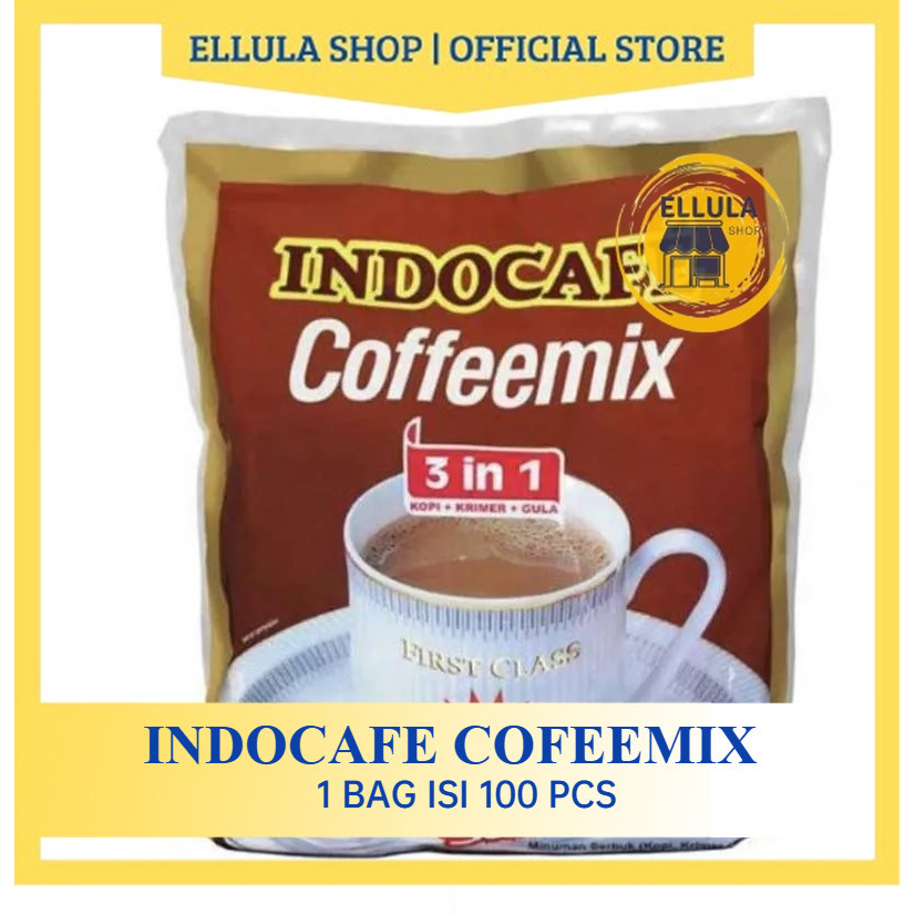 

ELLULA Shop - Indocafe Coffeemix 1 bag isi 100pcs x 20gr [Bag]