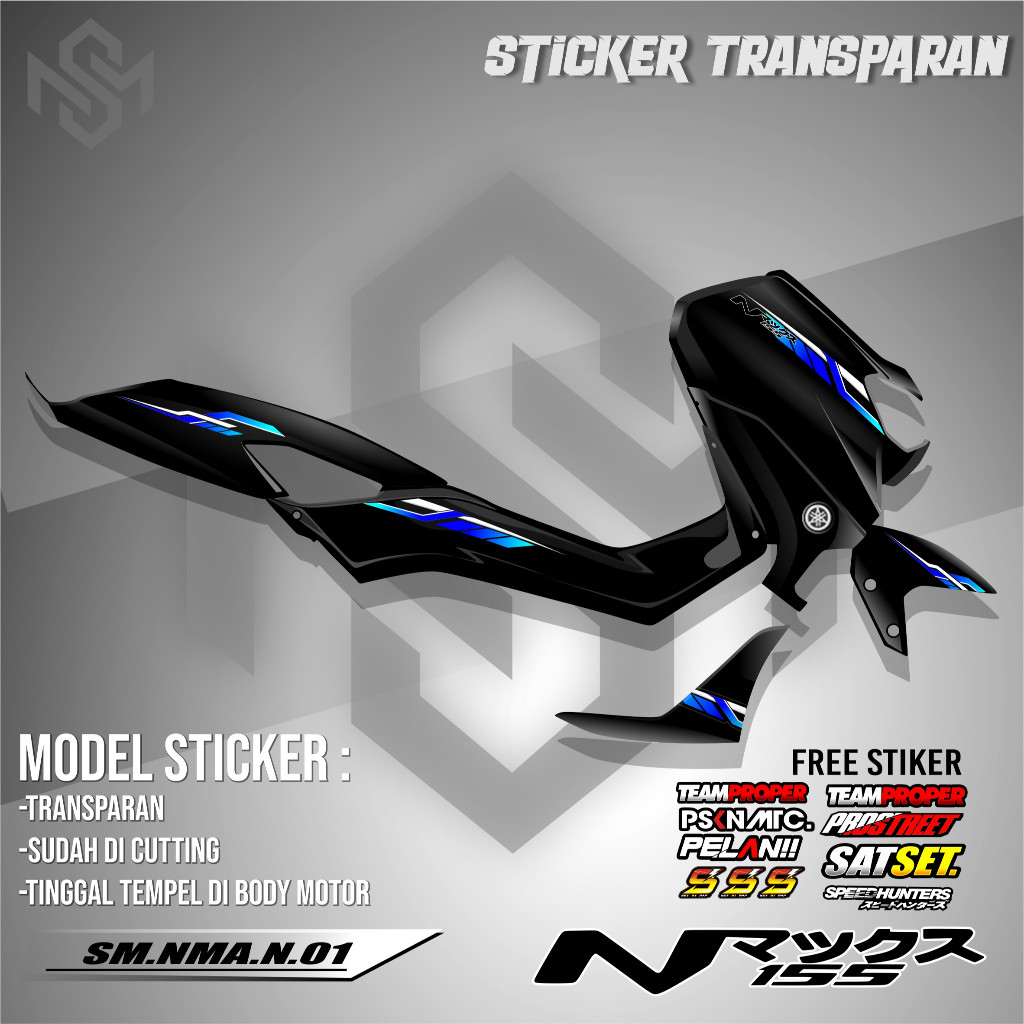 Striping Transparan Nmax New - Striping Nmax New 155 Terbaru