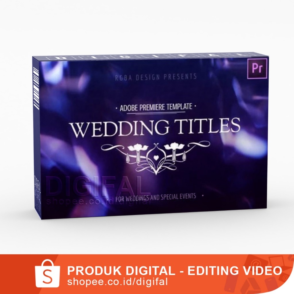 Modern Wedding Titles - Premiere Pro