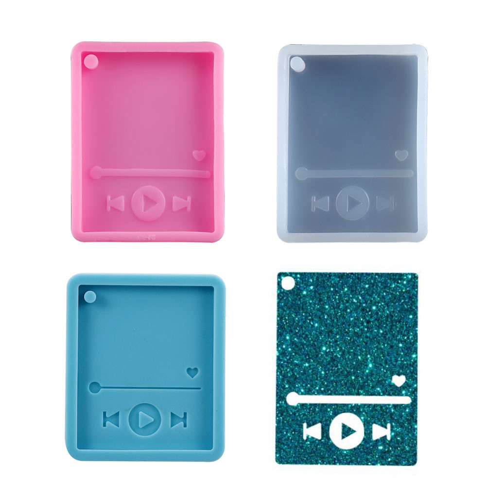 

Epoxy Resin Player Mold Keychain Casting Silicone Mould Polymer Clay Crafts Molds for Resin Pendants Jewelry Making Tool