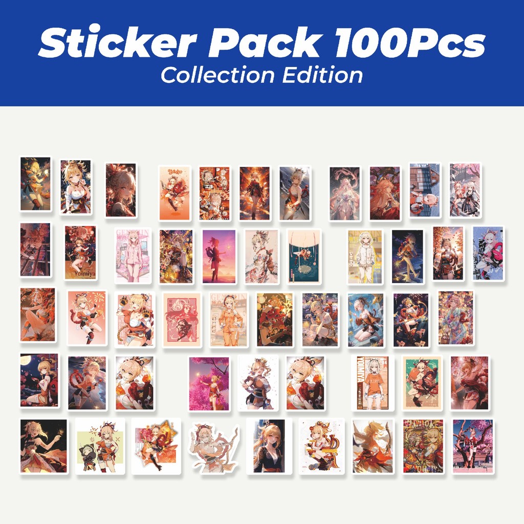 

Hot Stiker Anime Yoimiya Lucu Anti Air Stikers Berperekat Waterproof Sticker Decal Buat Motor Helm Buku Journal Koper Casing HP Laptop Botol Minum