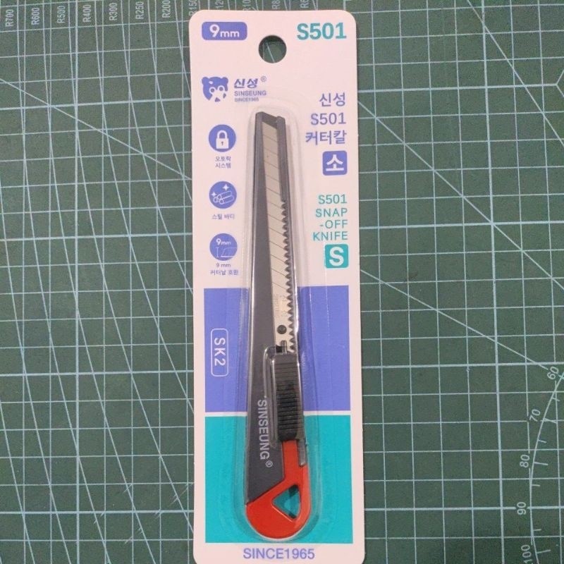 

SINSEUNG S501 Pisau Cutter Kecil 9 mm Snap-Off Knife 9mm