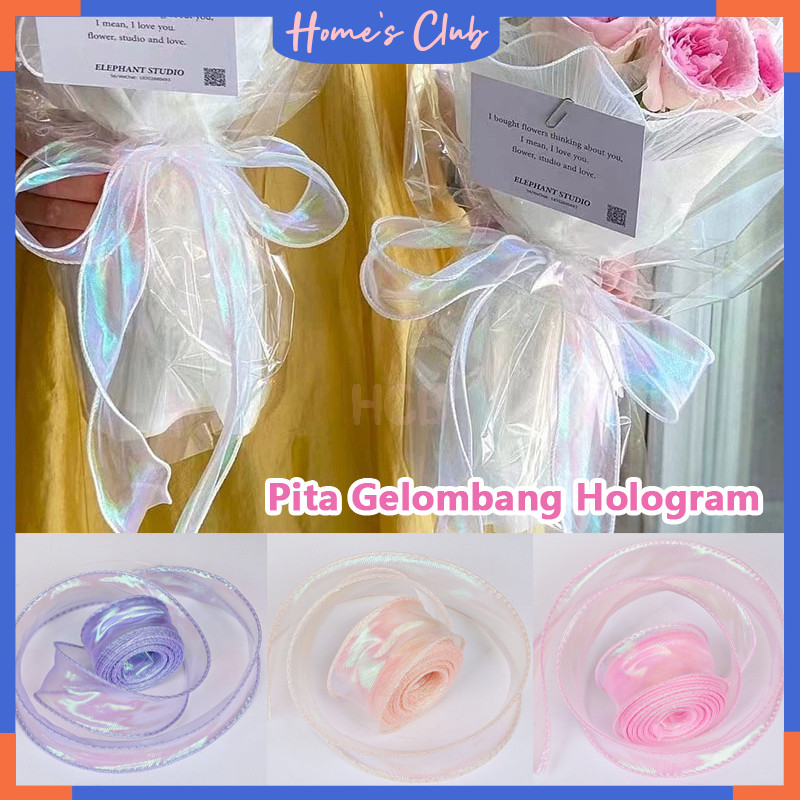 

Ribbon Organza Fishtail Transparant Besar Pita Keriting Wavy Pita Kado Hampers Organdi Chiffon Ribbon