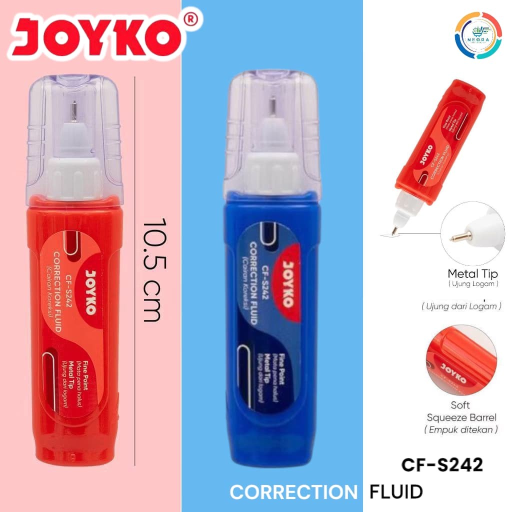 

JOYKO Correction Fluid Cairan Koreksi Penghapus Cair CF-S242@1pcs