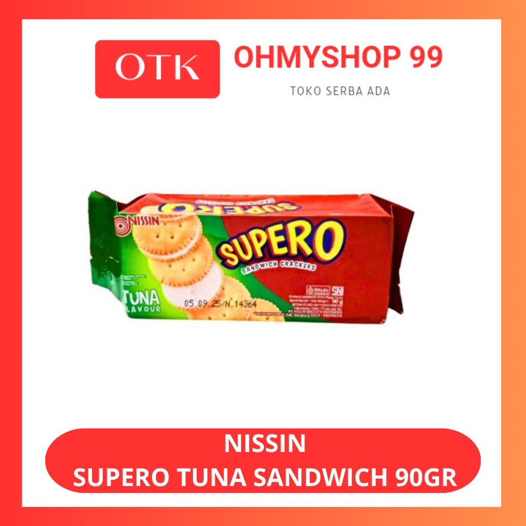 

NISSIN Supero Tuna Biskuit Sandwich 90gr