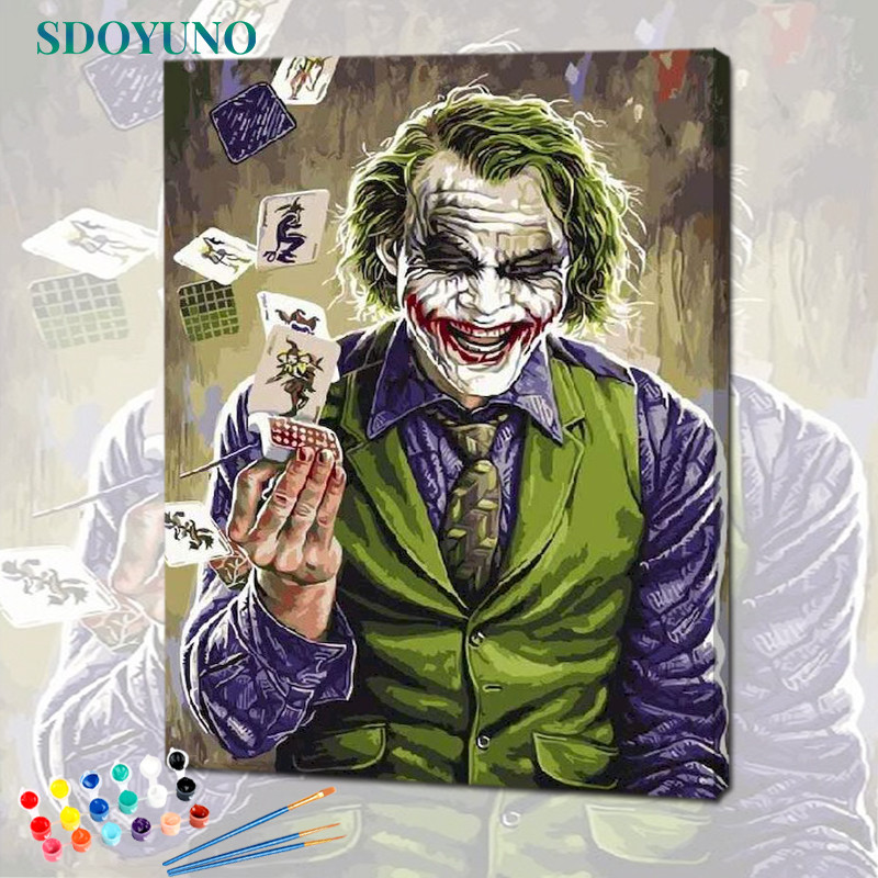 

Figure Paint By Numbers On Canvas DIY Kits For Adults Oil Picture Drawing Frame Coloring Drawing Painting By Number Decoration