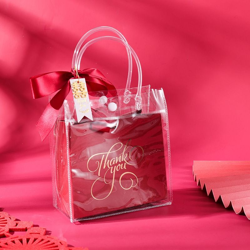 

TERLARIS - [ dfs ] Goodie Bag Hampers Transparan Tote Bag Gift Mika Premium (Minimum 3 Pieces) Ds8
