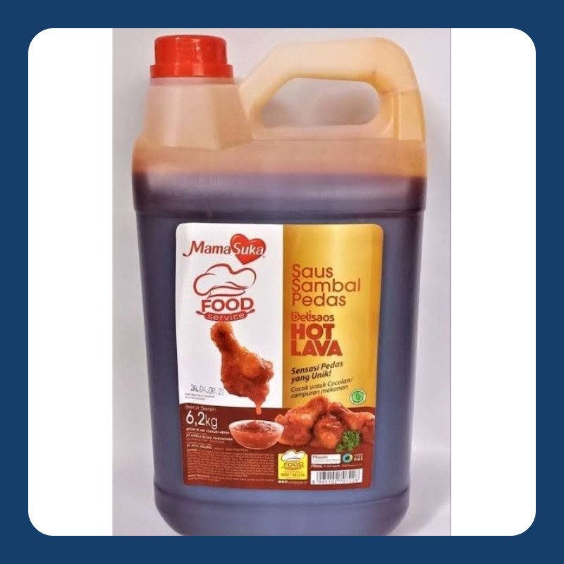 

Saos Hot Lava Delisaos mamasuka 6.2kg jerigen