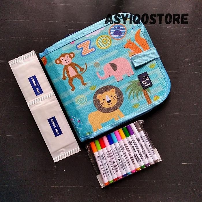 

TERLARIS! Mainan Edukasi Anak Perempuan Laki Laki Buku Menggambar Bisa Dihapus - Ijo