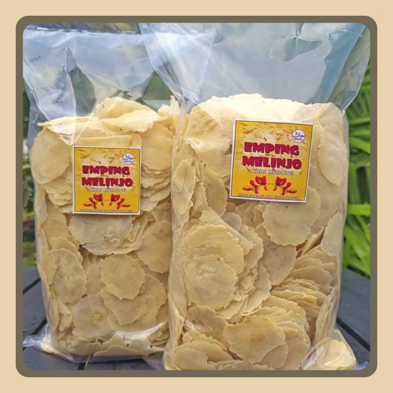 

Emping melinjo Original super tipis 1Kg asli Khas Limpung / emping mlinjo 1kg