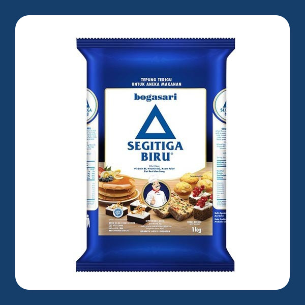 

BOGASARI TERIGU SEGITIGA BIRU 1 KG - TEPUNG