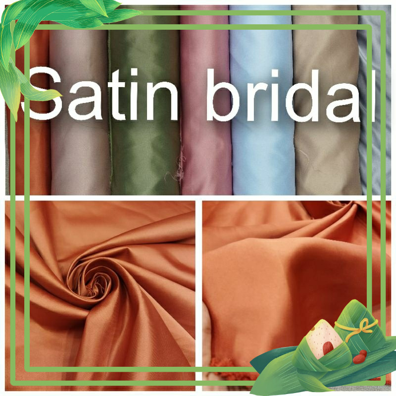 Satin bridal / kain satin bridal / kain polos bridal / bahan bridal / bahan polos bridal / bridal sa