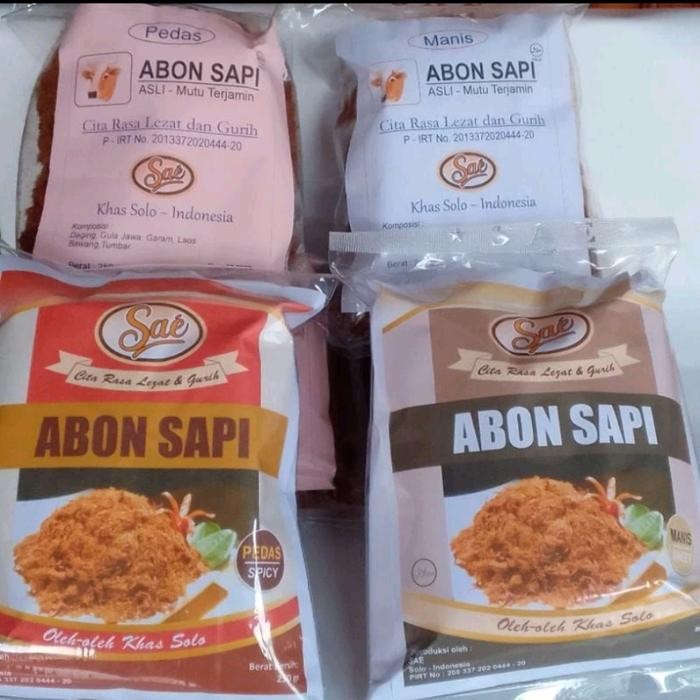 

Abon Sapi Sae Solo Asli 250gr - Manis