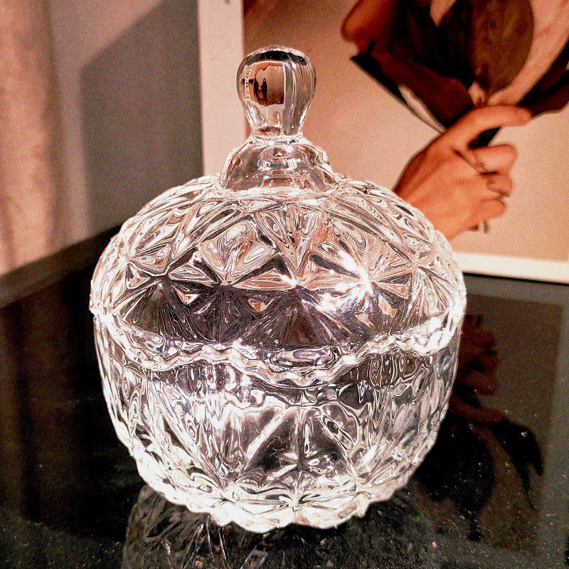 NEW Toples Kaca Kristal Set Mewah Kristal Besar Toples Kaca Jumbo Mewah Kristal Besar