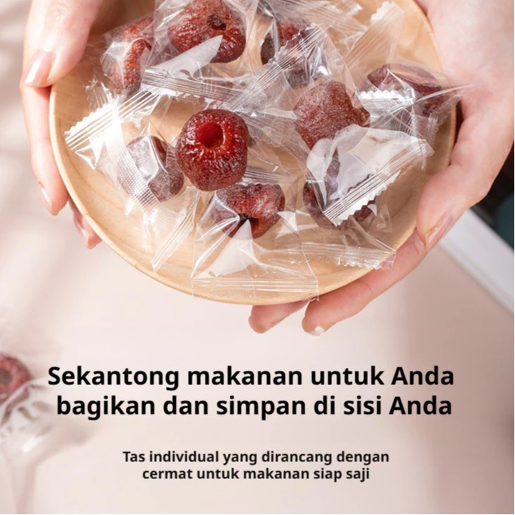 

TERLARIS Cemilan Hawthorn Premium 125g/250g – Permen Buah Asam Manis Lembut & Kenyal, Tanpa Pengawet, Sehat，0 Sukrosa