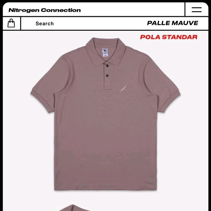 Baju kaos Krah Nitrogen original Pria /kaos polo terlaris style bos muda